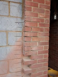 Bricking Up a Garage Door